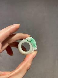 翡翠戒指1415號指手飾女款糯種滿豆綠色緬甸天然a貨掛件帶證書12 歷史價格詳細信息