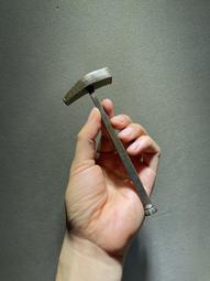 清代銅製朱砂筆舔，表面鐵殼銹滄桑感十足，器呈圓形，施祥云小舔147 歷史價格詳細信息