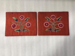 老刺繡，花開富貴，長X寬，33X25厘，保存完好，做工 古玩 老物件 舊藏 -3709 歷史價格詳細信息