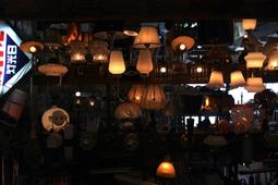 桌燈 十字橡木 Mid-Century 角型鑲嵌 吹製玻璃 . 徑 44 高 54 歷史價格詳細信息