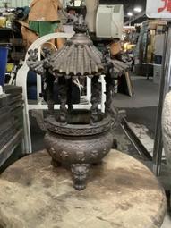 純銅熏香爐壽字獅子爐家居熏香香爐仿古做舊家居盤香爐黃銅工藝品 歷史價格詳細信息