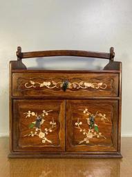 古玩古董木雕老貨實拍花梨木浮雕回紋花卉木箱家居舊貨老物件收藏 歷史價格詳細信息