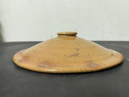 WH28853【四十八號老倉庫】全新 早期 台灣 豬油甕 蓋 18.7cm 小瑕 1蓋價【懷舊收藏拍片道具】 歷史價格詳細信息