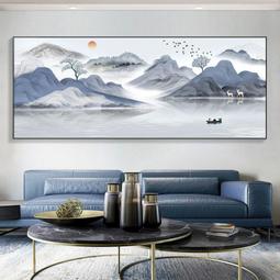 發財鹿壁畫三聯組合沙發背景牆客廳裝飾畫簡約餐廳簡歐掛畫 歷史價格詳細信息