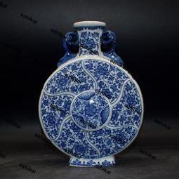 清乾隆青花喜上眉梢紋膽式瓶 仿古瓷器古董古玩收藏真品包老保真 歷史價格詳細信息