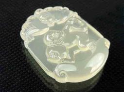 《紀老師的收藏 》100%天然頂級冰種白玉髓項綴 (靈猴獻桃) →W-H26C09Y64    ※招財聚氣、心想事成... 價格比較,價格查詢,歷史價格詳細信息