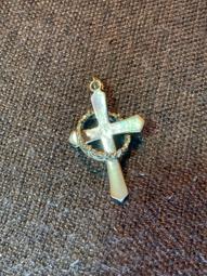 老十字架 耶穌受難十字架 吊墜 長3.5公分寬2.1公分 歷史價格詳細信息