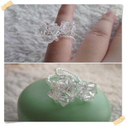 大耳a手創 清新 仿鑽石 K9水晶 戒指 道具 歷史價格詳細信息