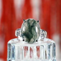 Gsd 140????綠玉髓霸氣女性款玉石925玫瑰金銀(k)戒子，獨款加工現貨供應????可點圖放大觀看???? 歷史價格詳細信息