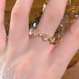 戒指新款可愛動漫卡通人小新戒指女ins小眾設計感開口調節食指戒 歷史價格詳細信息