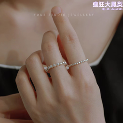 14k包金極細方麻花扭紋尾戒女小指 簡約疊戴冷淡風關節戒指 歷史價格詳細信息