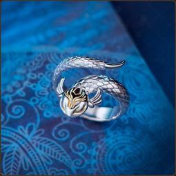 銀飾丨手工銀匠丨男生戒指潮天使與惡魔戒指男士單身戒個性潮流開口指環復古防泰銀翅膀戒指0-滿599免運 歷史價格詳細信息