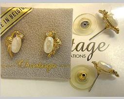 比利時【Chartage】無過敏無鎳包18K金養珍珠鑲嵌水晶鑽穿耳耳環 (8913209) 歷史價格詳細信息