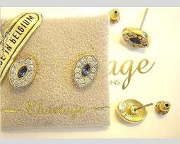 比利時【Chartage】無過敏無鎳包18K金養珍珠鑲嵌水晶鑽穿耳耳環 (8913209) 歷史價格詳細信息