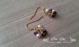 潼綾設記飾~ 玫瑰如名 { 清月 }天然強藍月光石蛋面戒面小米珍珠美制銅線 手做 包鑲 金屬線項鍊 歷史價格詳細信息