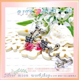 《銀玥工坊》925純銀耳環∼＊黑玫瑰花．閃亮寶石切割面水晶-藍色＊∼超閃亮【贈收納盒】獨家款．可加價改夾式免穿耳洞 歷史價格詳細信息