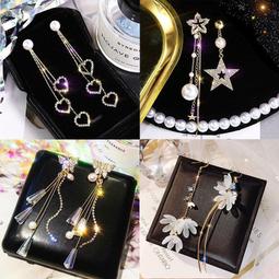 【免運】925銀針紅色水晶高級感耳環女網紅ins個性時尚百搭新品狐貍耳飾品 歷史價格詳細信息