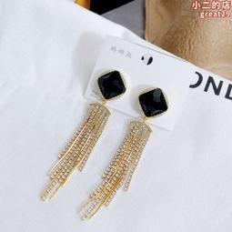時尚流蘇耳環高級感時尚水鑽耳飾誇張女王舞會飾品女earrings【華海供應】 歷史價格詳細信息