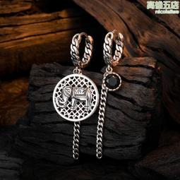 s925純銀笑臉創意愛心英文圓牌手鍊泰銀復古做舊立體潮流女飾品 歷史價格詳細信息