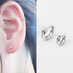 耳釘小耳圈耳骨釘女925純銀針新款爆款螺絲擰養耳洞耳釘耳飾 歷史價格詳細信息