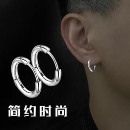 耳環男潮耳針高級感純銀小眾ins痞帥潮流個性男款單隻原創設計 歷史價格詳細信息