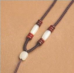 【樸緻精品】手工編織 黑瑪瑙 仿蜜蠟 項鍊繩 吊墜掛繩（GA-1740） 歷史價格詳細信息