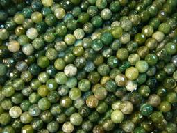 ~奇芽 水晶.寶石~ 印度 天然-海藻玉 9mm 橄欖形 AAA極品 長度35cm 一標一條 * ＝大批發場＝ 歷史價格詳細信息