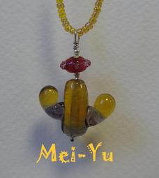 豬豬姨~玻璃項鍊~仙人掌玻璃項鍊~小巧可愛喔~ 歷史價格詳細信息