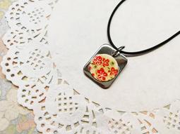 長方形項鍊頸鍊 日本友禪紙 和紙(手作~獨一商品)GY10-003 歷史價格詳細信息