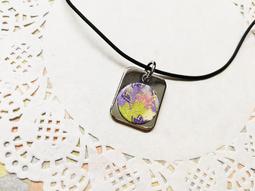 長方形項鍊頸鍊 日本友禪紙 和紙(手作~獨一商品)GY10-003 歷史價格詳細信息