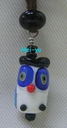 豬豬姨~可愛頭頭項鍊~大嘴巴玻璃項鍊~小黑人~手工馬賽克花花項鍊(胸針~)~ 歷史價格詳細信息