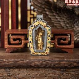 觀音項鍊 蓮花 佛字項鍊 佛牌 項鍊 結緣品 佛教用品 高5.2cm 歷史價格詳細信息