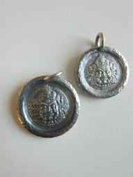 #項鏈 千足銀情侶項鏈吊墜 S999銀手工打造純銀項鏈吊墜，19 歷史價格詳細信息