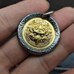 手打大圓形純銀墜、泰國手工995純銀[禧寶盒S070] (標價是1件) DIY純銀配件、個性、時尚 歷史價格詳細信息