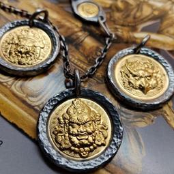 手打大圓形純銀墜、泰國手工995純銀[禧寶盒S070] (標價是1件) DIY純銀配件、個性、時尚 歷史價格詳細信息