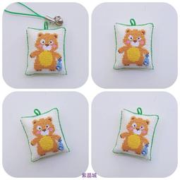 紫晶城 十字繡  小熊 花束 迷你小抱枕 手機吊飾 歷史價格詳細信息