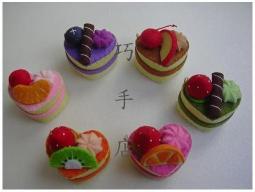 紫晶城 不織布 迷你水果夾心瑞士捲4種口味 手機吊飾 歷史價格詳細信息