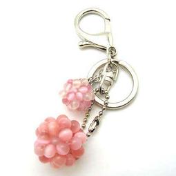 粉紅貓眼櫻桃水鑽防塵塞吊飾 歷史價格詳細信息