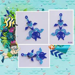 紫晶城 編結-小金魚 馬卡龍色系 蝴蝶魚尾+流蘇 吊飾 歷史價格詳細信息