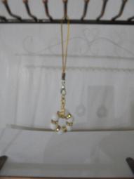 ~悠閒時光~白色珠中珠+粉紅色條紋珠吊飾 A4-108 歷史價格詳細信息