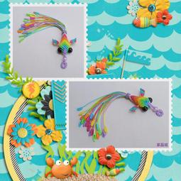 紫晶城 編結-小金魚 馬卡龍色系 蝴蝶魚尾+流蘇 吊飾 歷史價格詳細信息