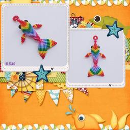 紫晶城 編結-小金魚 馬卡龍色系 蝴蝶魚尾+流蘇 吊飾 歷史價格詳細信息