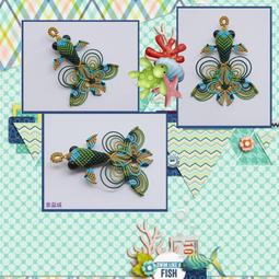 紫晶城 編結-小金魚 馬卡龍色系 蝴蝶魚尾+流蘇 吊飾 歷史價格詳細信息