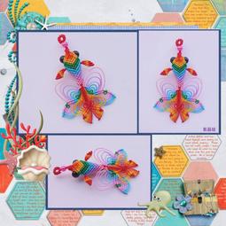 紫晶城 編結-小金魚 馬卡龍色系 蝴蝶魚尾+流蘇 吊飾 歷史價格詳細信息
