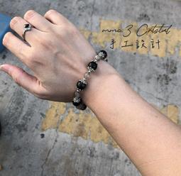 手作 避邪 保平安 黑尖晶 白水晶 天然水晶 設計款 原創 送禮 項鍊 雙鏈 歷史價格詳細信息