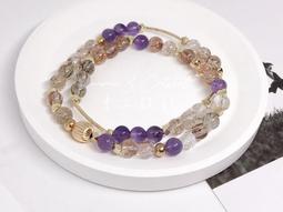 手作 招貴人 藍月光 隨行 紫晶 天然水晶 設計款 原創 送禮 手鏈 手鍊 手珠 歷史價格詳細信息