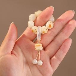 好物推薦~菩提手串繞指柔盤玩男女款單圈菩提根算盤珠創意文玩文藝 歷史價格詳細信息