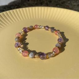 【覓石中】阿拉善、紅膠花、瑪瑙'白水晶、粉晶、奧地利水晶-水晶手鍊、全阿拉善手串[本店獨家設計款] 歷史價格詳細信息