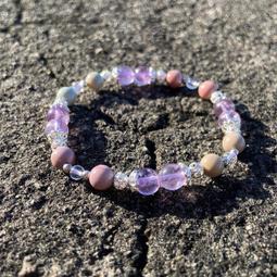 【覓石中】阿拉善、紅膠花、瑪瑙'白水晶、粉晶、奧地利水晶-水晶手鍊、全阿拉善手串[本店獨家設計款] 歷史價格詳細信息