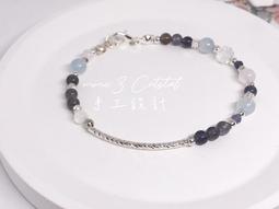 手作 療癒系 海藍寶 綠東菱 天然水晶 設計款 原創 送禮 手鏈 手鍊 歷史價格詳細信息